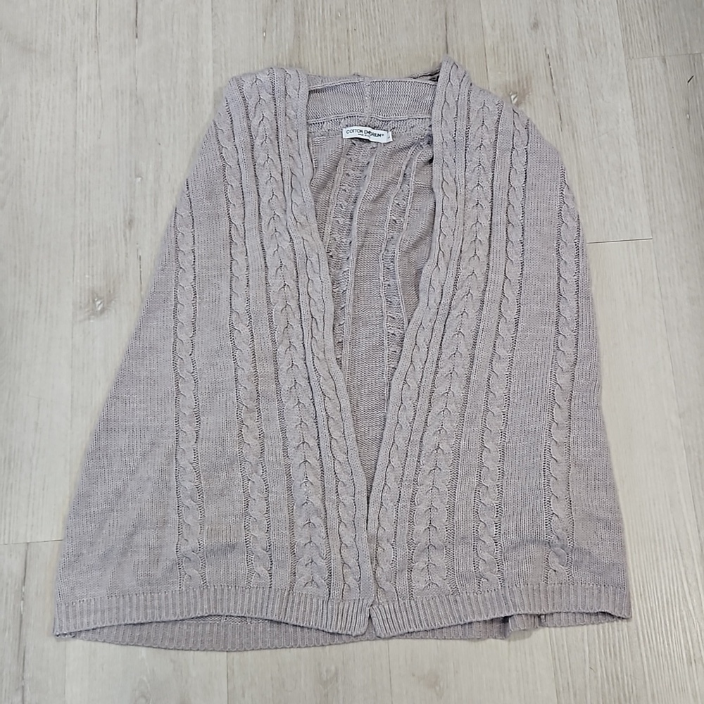 Cotton Emporium Women's Large Open Front  Tunic